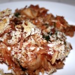 Orzo and Scallop Bake