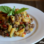 Steak and Potato Hash with Basil