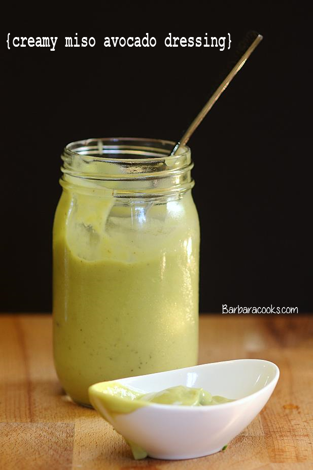 Creamy Miso Avocado Dressing