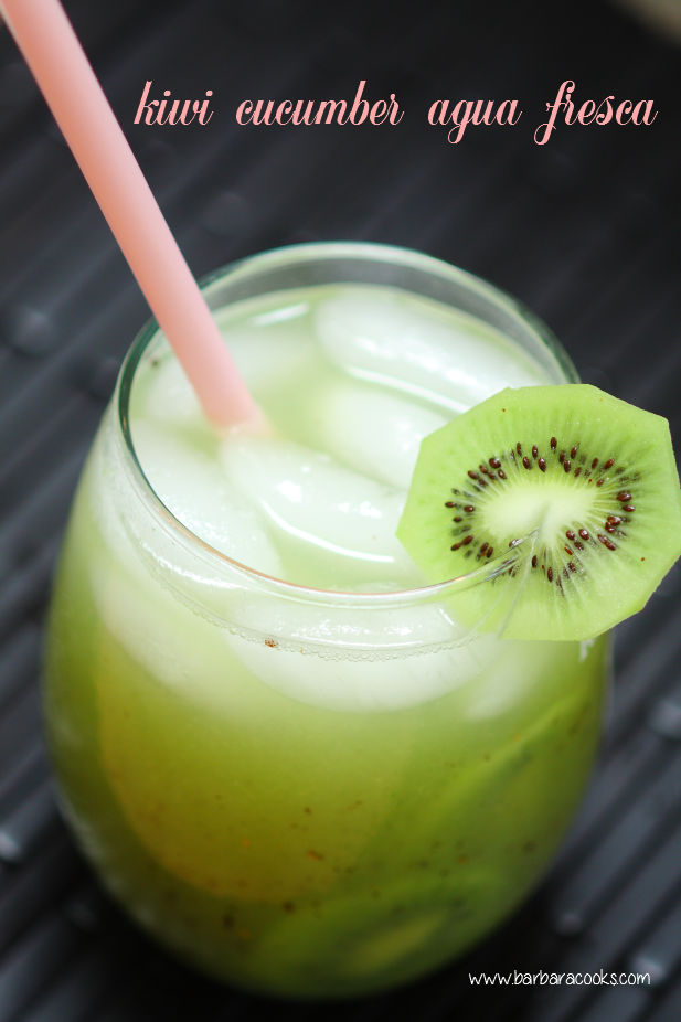 Kiwi Cucumber Agua Fresca