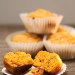 Sun-dried Tomato Pesto Corn Muffins