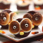 Hooty Marshmallow Chocolate Cupcakes