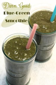 Darn Good Blue Green Smoothie