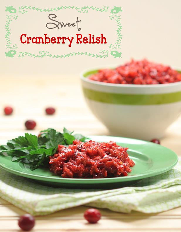 Mom's Sweet Cranberry Relish