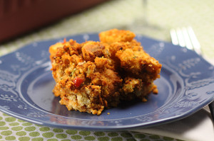 Vegetarian Soy Chorizo & Cornbread Stuffing