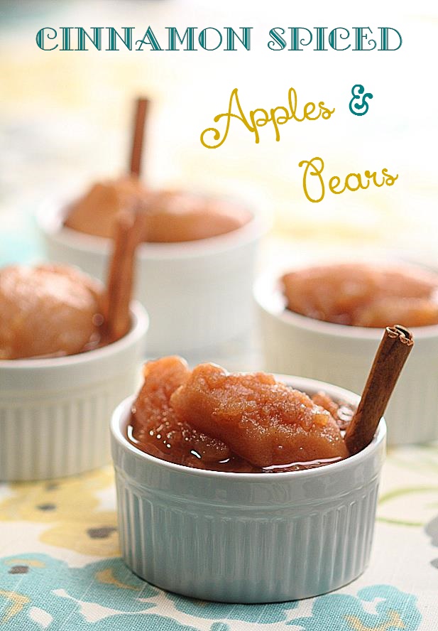 Cinnamon Spiced Apples & Pears