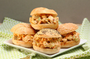 Buffalo Chicken Salad Sliders