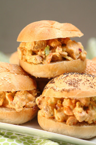 Buffalo Chicken Salad Sliders