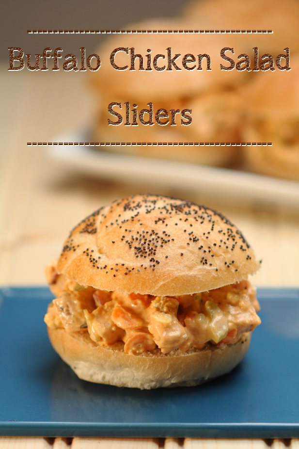 Buffalo Chicken Salad Sliders