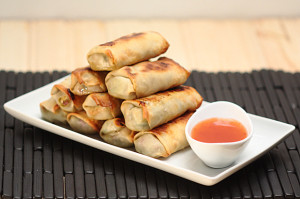 Mango & Avocado Egg Rolls