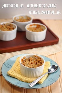 Apple Cheddar Crumble