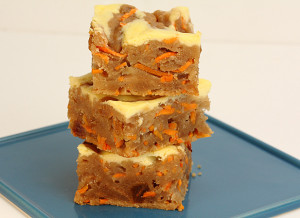 Carrot Cake Brownie Bars