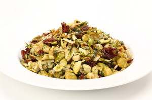 Roasted Green Salad with Chanterelles