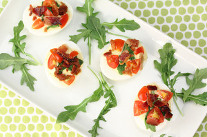 BLT Deviled Eggs