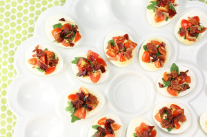 BLT Deviled Eggs