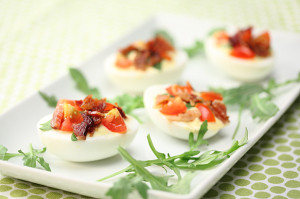 BLT Deviled Eggs