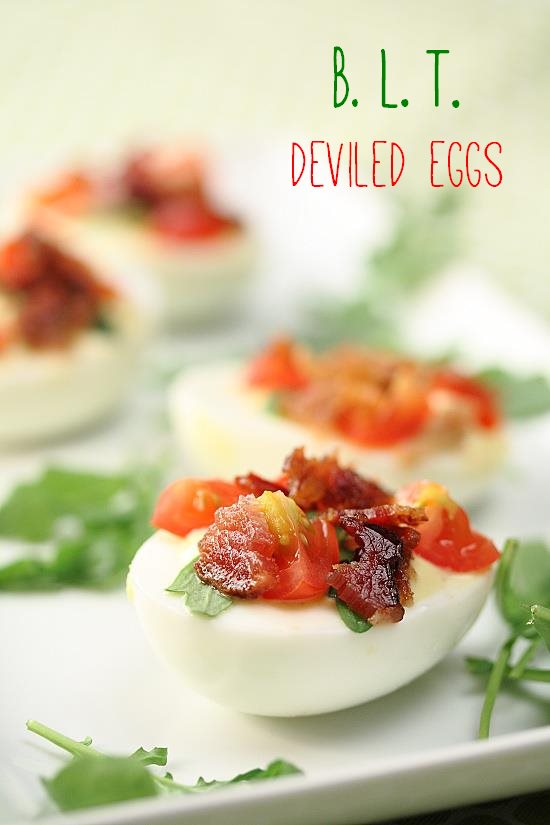 BLT Deviled Eggs