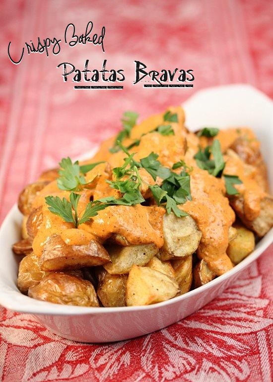 Crispy Baked Patatas Bravas