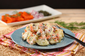 Smoked Salmon & Dill Potato Salad