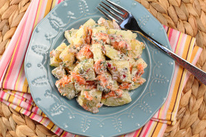 Smoked Salmon & Dill Potato Salad