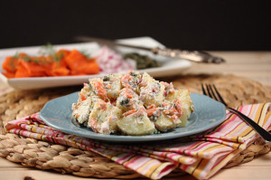 Smoked Salmon & Dill Potato Salad