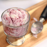 Vegan Coconut Berry Swirl Ice Cream