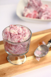 Vegan Coconut Berry Swirl Ice Cream