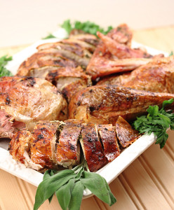 Thanksgiving Turkey with Herb Butter