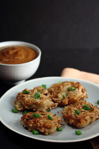 Allergen-free Potato Latkes with Pear Mandarin Sauce