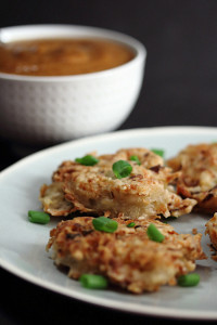 Allergen-free Potato Latkes with Pear Mandarin Sauce